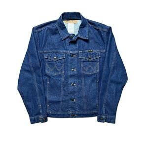 Vintage Wrangler Jacket Men M Western Denim